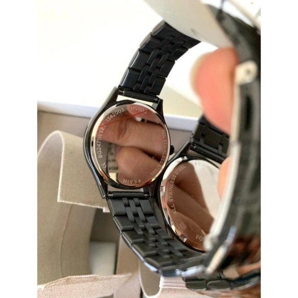 Fossil Couple Watches Black Steel main image 5